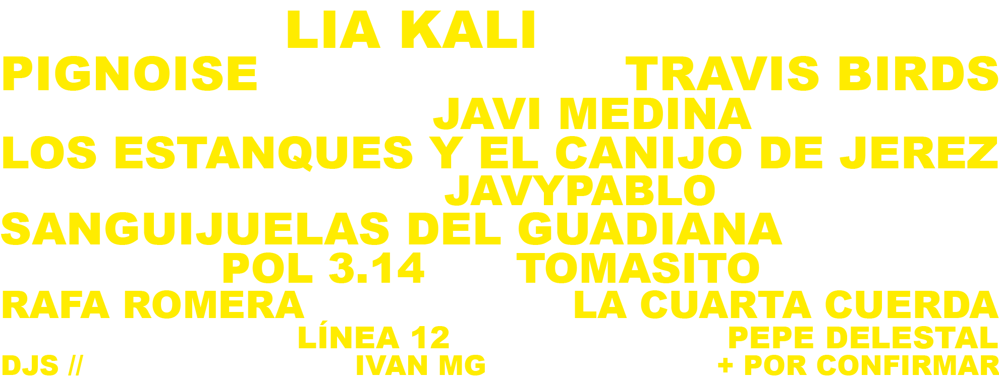 Segundo Avance de Artistas MyPlaylist Fest Segundo Avance de Artistas MyPlaylist Fest
